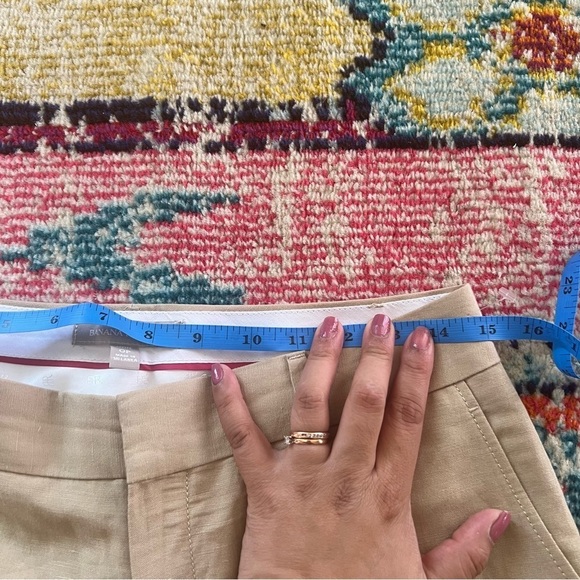 Banana Republic linen blend pants womens OP - Picture 5 of 7